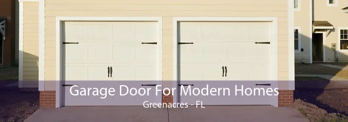 Garage Door For Modern Homes Greenacres - FL