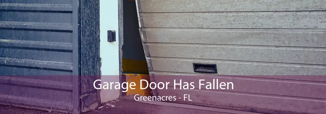 Garage Door Has Fallen Greenacres - FL