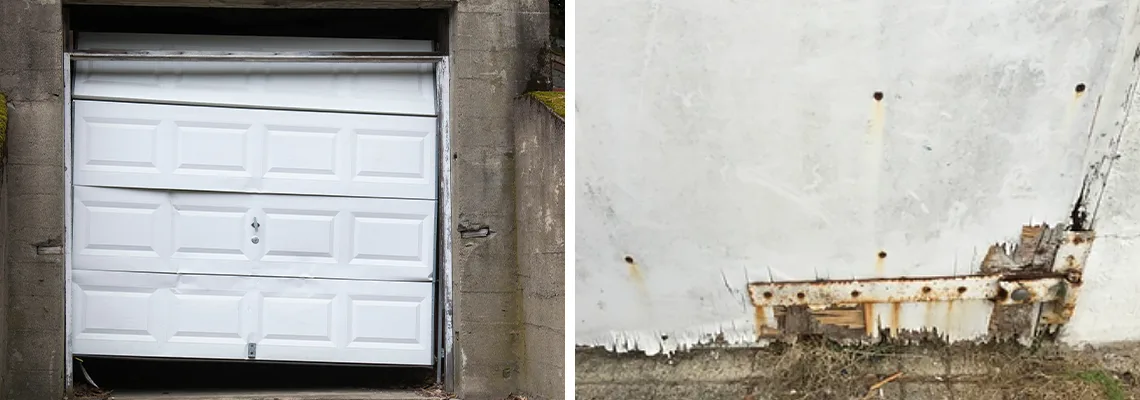 Rotten Commercial Garage Door Repair in Greenacres, FL