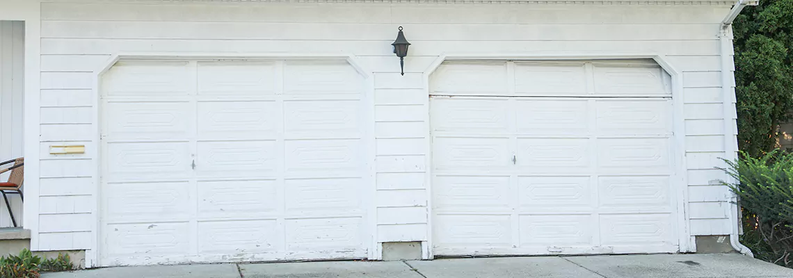 Roller Garage Door Dropped Down Replacement in Greenacres, FL