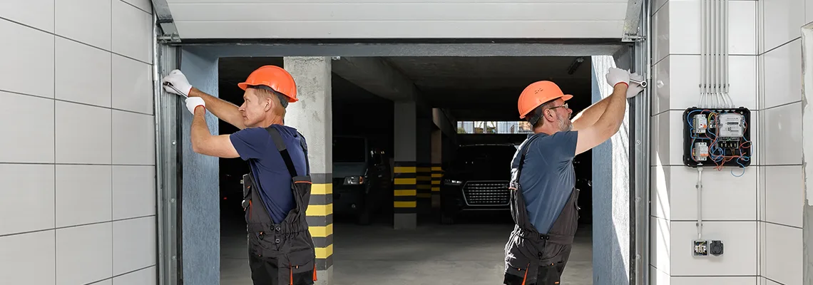 Wooden Garage Door Frame Repair in Greenacres, Florida